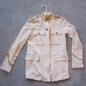 Ralph Lauren Denim & Supply Military Army SM Officer Gold Embroidery Band Jacket